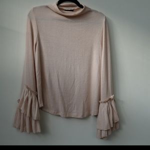 🌻 Dusty Rose Pleated Top Sweater Nordstrom